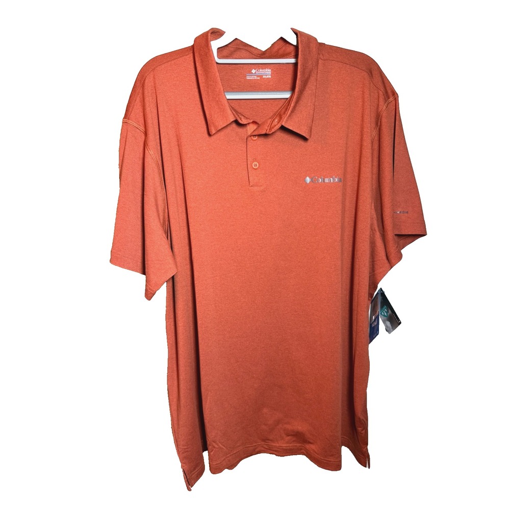 Columbia Men's XXL NWT Active Fit Omni Shade 50 SPF Polo